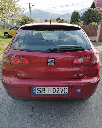 Seat Ibiza cena 4500 przebieg: 176108, rok produkcji 2005 z Brzozów małe 277